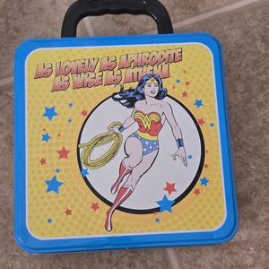 DC Comics Blue and Yellow Wonder Woman Lunchbox